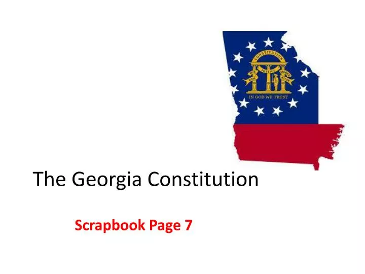 the georgia constitution