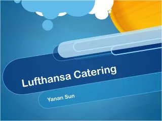 lufthansa catering