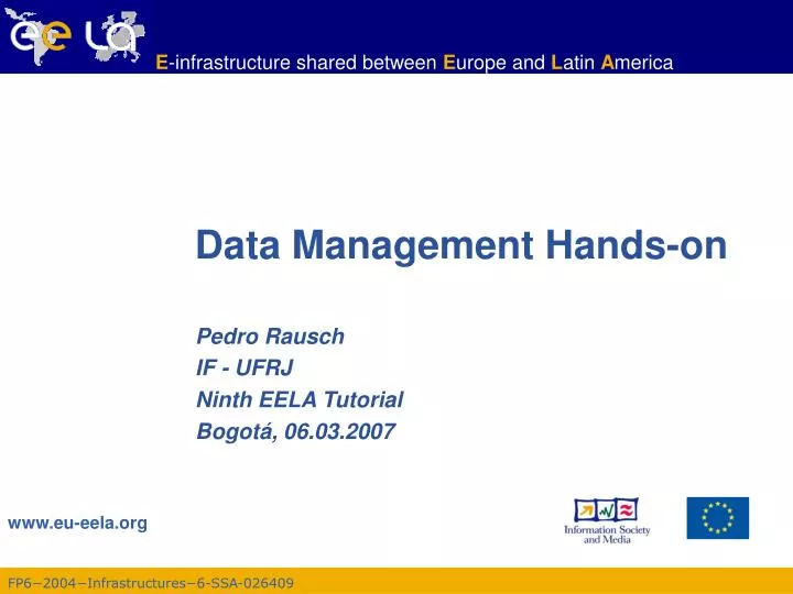 data management hands on