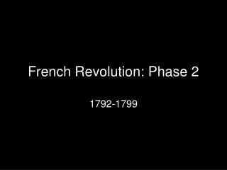 French Revolution: Phase 2