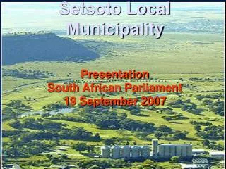 Setsoto Local Municipality