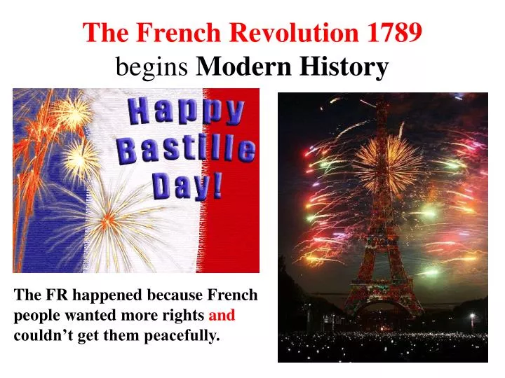 the french revolution 1789 begins modern history