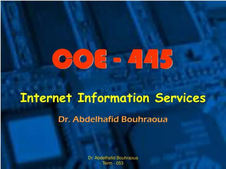 internet information services