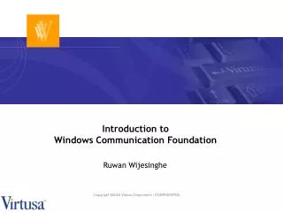 Introduction to Windows Communication Foundation