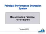 Principal Performance Evaluation System - slide 1
