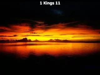 1 Kings 11