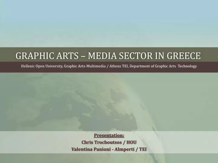 graphic arts media sector in greece