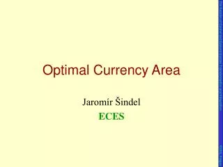 Opti mal Currency Area