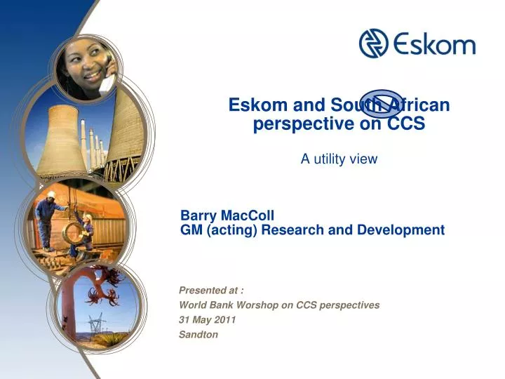 eskom and south african perspective on ccs a utility view
