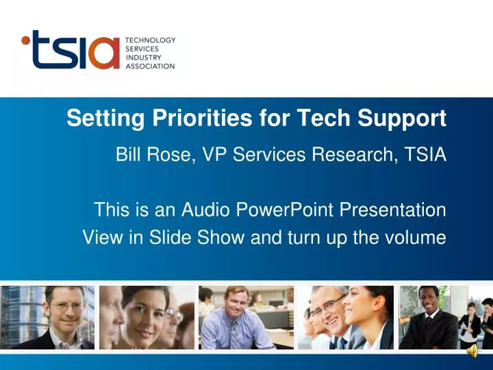 setting priorities for tech support
