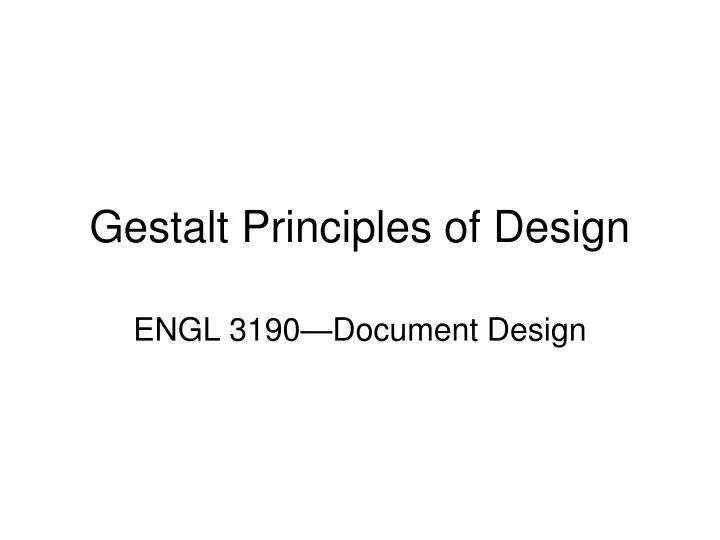 gestalt principles of design