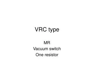 VRC type