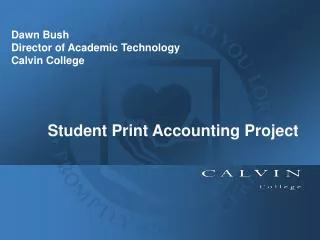 Student Print Accounting Project