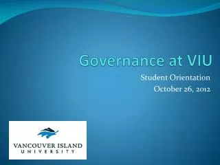Governance at VIU