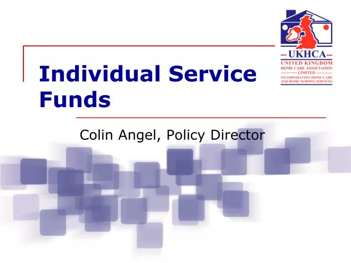 individual service funds