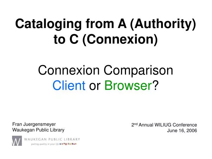 connexion comparison