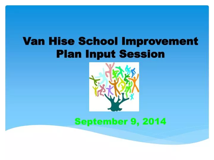van hise school improvement plan input session
