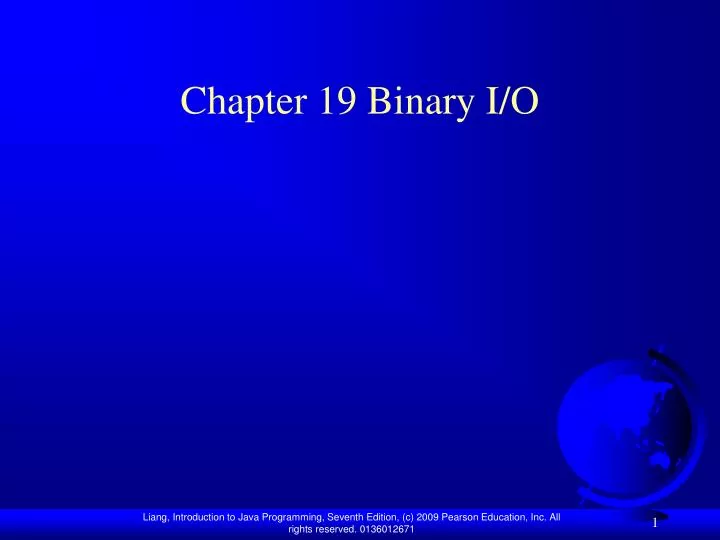 chapter 19 binary i o