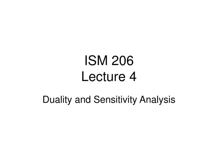 ism 206 lecture 4