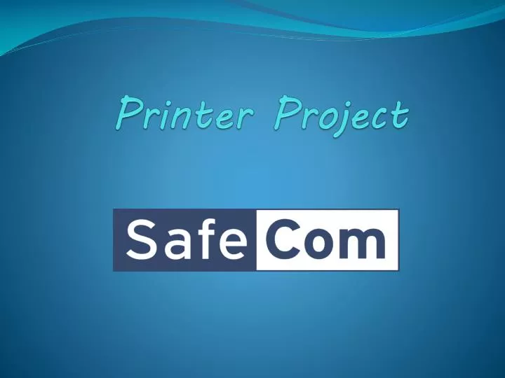 printer project