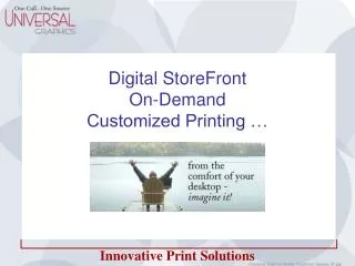 Digital StoreFront On-Demand Customized Printing …