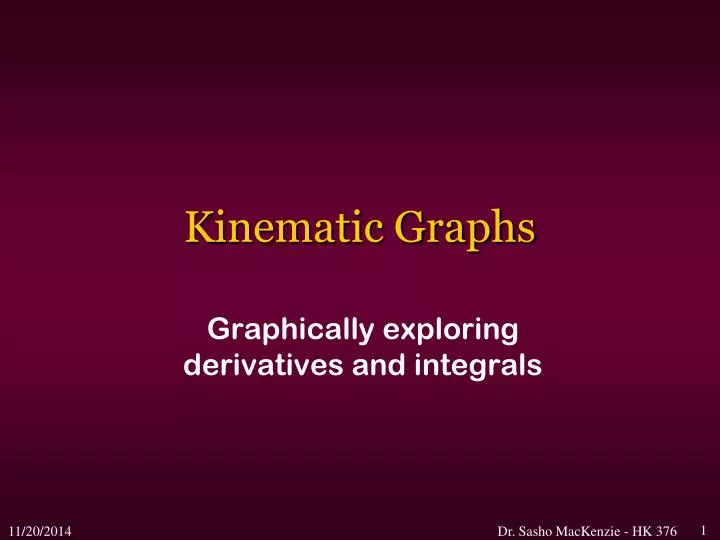 kinematic graphs
