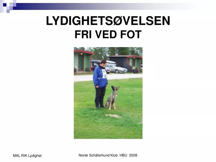 lydighets velsen fri ved fot