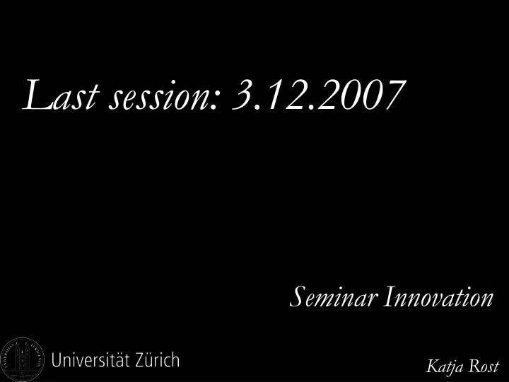 seminar innovation