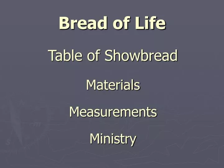 bread of life