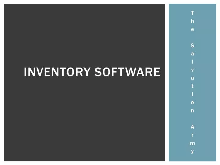 inventory software