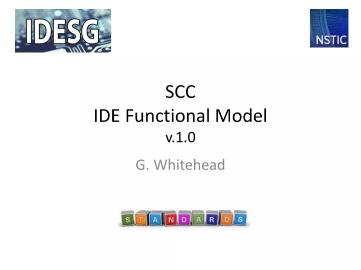 scc ide functional model v 1 0