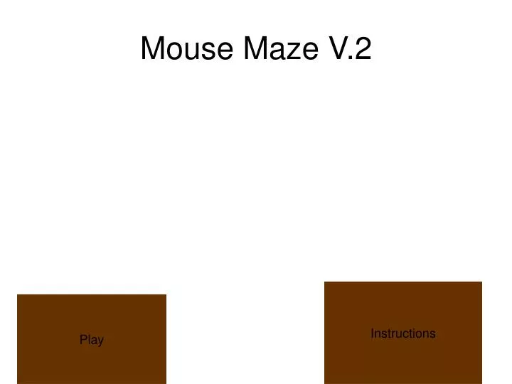 mouse maze v 2