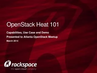 OpenStack Heat 101