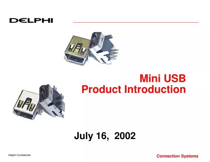 mini usb product introduction