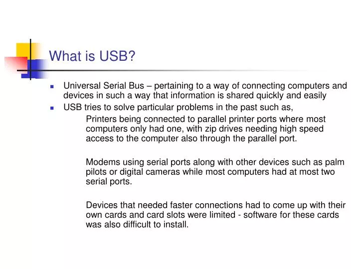 what is usb