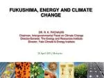 FUKUSHIMA, ENERGY AND CLIMATE CHANGE - slide 1