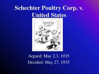 Schechter Poultry Corp. v. United States
