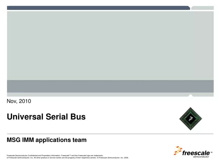 universal serial bus