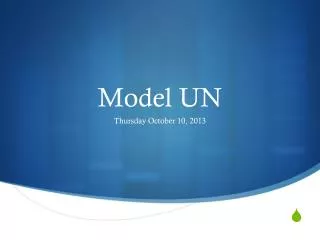 Model UN