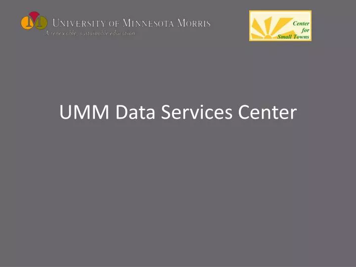 umm data services center
