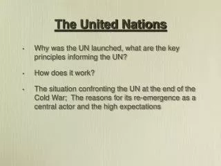 The United Nations