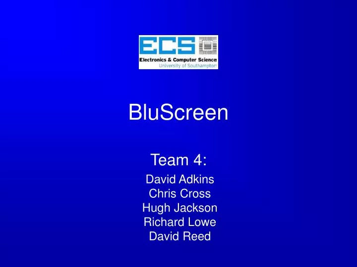 bluscreen