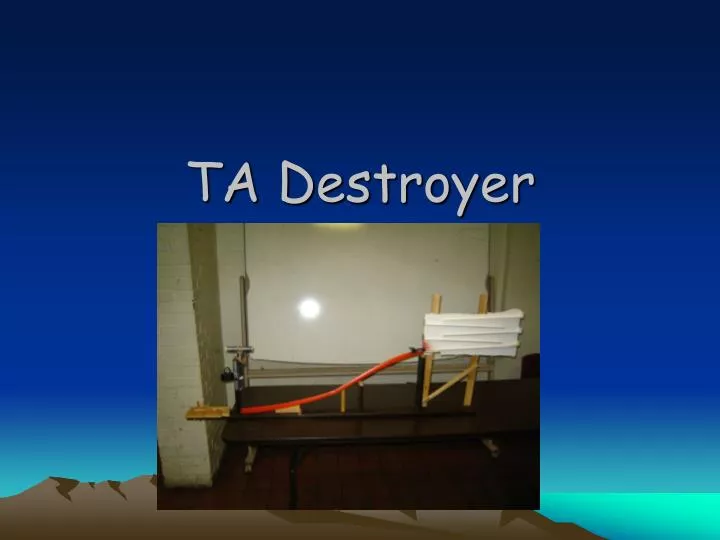 ta destroyer