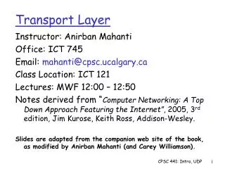 transport layer