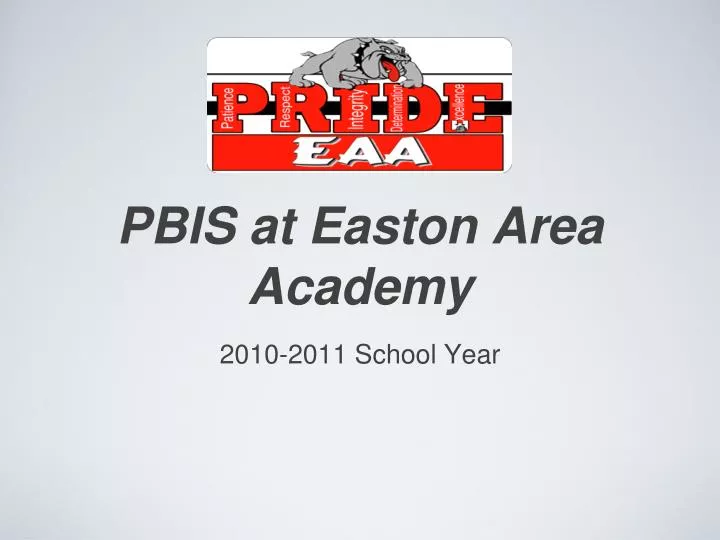 pbis at easton area academy