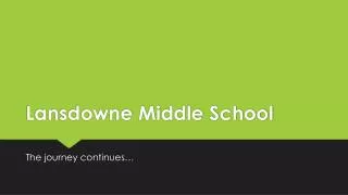 Lansdowne Middle School