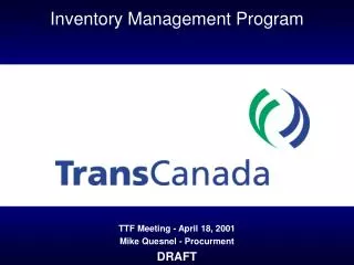 Inventory Management Program