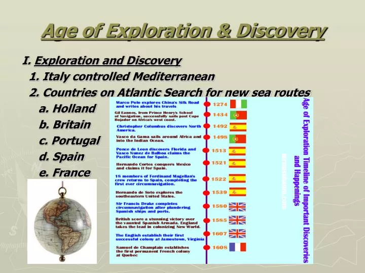 age of exploration discovery