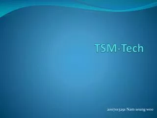 TSM-Tech