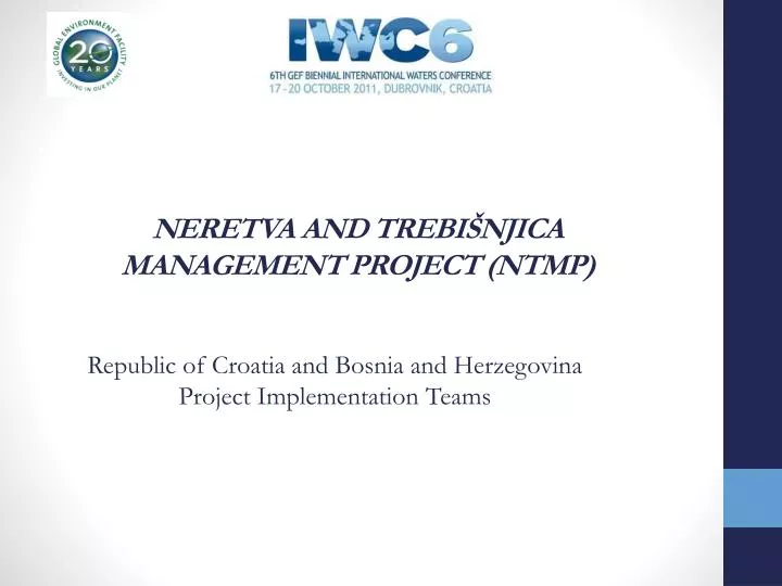 neretva and trebi njica management project ntmp